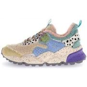 Lage Sneakers Flower Mountain KOTETSU 2017822 02-2F71 MUSTARD LIGHT BL...