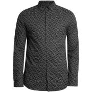 Overhemd Lange Mouw EAX Merk Slim Shirt