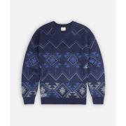 Trui Oxbow Dikke jacquard trui LANDSCAPE