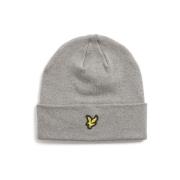 Muts Lyle &amp; Scott HE2313A COTTON BEANIE-T28 MID GREY MARL