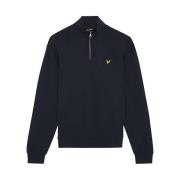 Sweater Lyle &amp; Scott ML2022V LOOPBACK QUARTER ZIP SWEAT-Z271 DARK ...