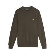 Trui Lyle &amp; Scott KN2110V MERINO CREW-X863 ESPRESSO