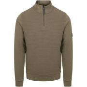 Sweater Petrol Industries Half Zip Pullover Structure Olive