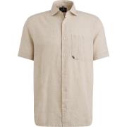Overhemd Lange Mouw Vanguard Short Sleeve Overhemd Linnen Blend Ecru