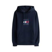 Sweater Tommy Hilfiger LINEAR FLAG GRAPHIC HOOD