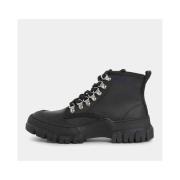 Broek Garment Project Twig high GPW2395 999 Black rubberized leather