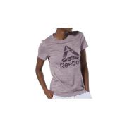 T-shirt Korte Mouw Reebok Sport TE Marble Logo Tee