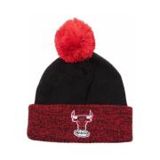 Muts Mitchell And Ness Two Tone Pom Beanie Hwc Chicago Bulls