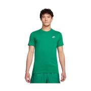 T-shirt Korte Mouw Nike AR4997MNSWCLUBTEEZIELONY