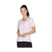 T-shirt Korte Mouw Skechers Diamond Wash Hatha V