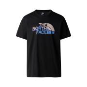 T-shirt Korte Mouw The North Face Mountain Line