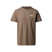 T-shirt Korte Mouw The North Face Simple Dome