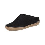 Pantoffels Glerups DK Charcoal Lammwollfilz