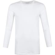 T-shirt Garage Basic Longsleeve T-Shirt Stretch Wit