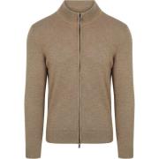 Sweater Suitable Vest Slub Yarn Beige