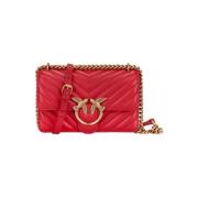 Schoudertas Pinko Mini Icon Rosso