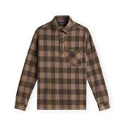 Overhemd Lange Mouw Portuguese Flannel Altitude Popover - Green