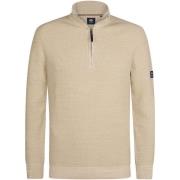 Trui Petrol Industries Knitted Half-Zip Sweater Nashville Beige