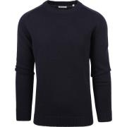 Trui Knowledge Cotton Apparel Pullover Navy