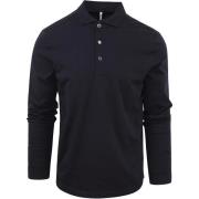T-shirt Profuomo Longsleeve Polo Navy Melange