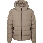 Donsjas Superdry Pufferjas Hooded Greige
