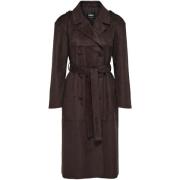 Parka Jas Only Onlbine Life Faux Suede Trenchcoat Otw 15356625