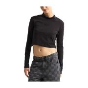 T-Shirt Lange Mouw Vans SCRIPT MINI MOCK LS