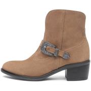 Enkellaarzen NeroGiardini Velour Tr Basilea 828 T.Mor