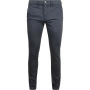Broek Cast Iron Riser Chino Donkerblauw
