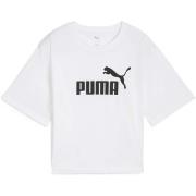 T-shirt Korte Mouw Puma Ess Cropped No. 1 Logo Relaxed Tee