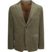 Blazer Suitable Colbert Corduroy Groen