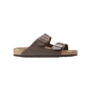 Slippers BIRKENSTOCK Arizona Birko-Flor Dark Brown (Women's)