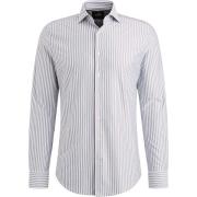 Overhemd Lange Mouw Vanguard Overhemd Elevated Knit Streep Blauw