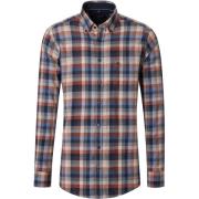 Overhemd Lange Mouw Casa Moda Overhemd Ruiten Herringbone Multicolour