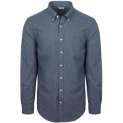 Overhemd Lange Mouw Mcgregor Overhemd Flanel Melange Blauw