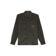Overhemd Lange Mouw Dickies CORDUROY SHIRT DK0A8652-OGX1 OLIVE GREEN