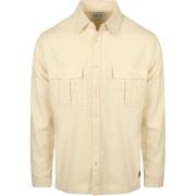 Overhemd Lange Mouw Scotch &amp; Soda Melange Overshirt Beige