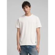 T-shirt Korte Mouw Replay M3097 .000.2660-011 NATURAL WHITE