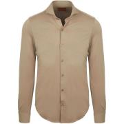 Overhemd Lange Mouw Suitable Sorona Overhemd Beige