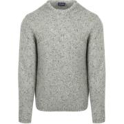 Sweater Suitable Trui Donnegal Tweed Eco Wool Grijs