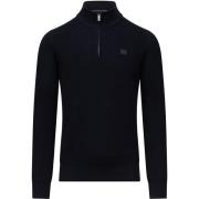 Sweater State Of Art Half Zip Trui Navy