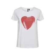 T-shirt Korte Mouw Pieces -
