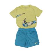 Trainingspak Nike 86k868-f85_completo_kids_verdeceleste