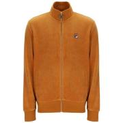 Fleece Jack Fila Nero Velour Track Top Jacket Pumpkin Spice