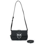 Handtas Pinko LOVE ONE SLOUCHY ZIP MINI VITELLO BIKER
