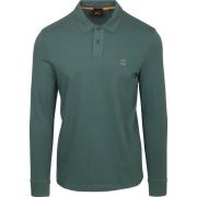 Polo Shirt Lange Mouw BOSS Passerby Polo Taupe