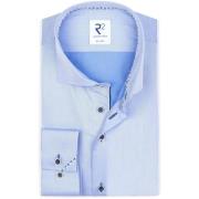 Overhemd Lange Mouw R2 Amsterdam R2 Overhemd Twill Blauw