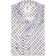 Overhemd Lange Mouw R2 Amsterdam R2 Poplin Overhemd Print Multicolor