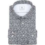 Overhemd Lange Mouw Blue Industry Overhemd Print Grijs