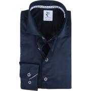 Overhemd Lange Mouw R2 Amsterdam R2 Overhemd Extra Lange Mouwen Donker...